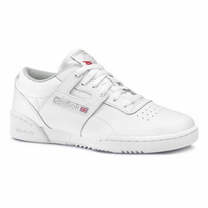 Reebok Workout Low Shoes Womens White/Grey India EK8267BE